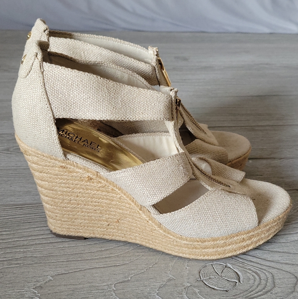 Michale Kors Berkley wedge sandals